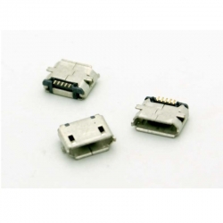 Micro USB B female surface mount