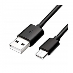 USB Cable Type C - Black 1meter USB 2.0