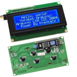 LCD 20x4 with IIC/I2C/TWI SPI, Blue Backlight (for Arduino)