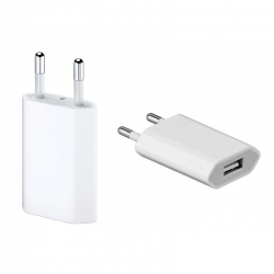 USB Wall Adapter 5V 1A White (1pc)