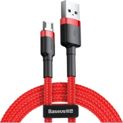 Baseus Cafule Braided microUSB Cable 1m Red