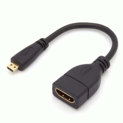 Micro HDMI to female HDMI Adapter Cable 15cm