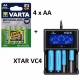 set-xtar-vc4-charger-varta-4xaa-rechargeable-batteries-gr