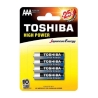 Toshiba High Power Αλκαλικές Μπαταρίες (4 x AAA)